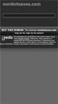Mobile Screenshot of nordicleaves.com